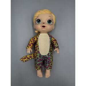 Baby Alive Rainbow Wildcats 12” Doll W/ Outfit No Shoes Blonde 2017